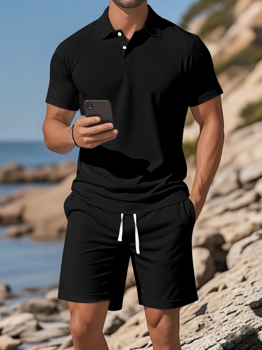 [BUY 1 GET 1 FREE] Prague Premium Shirt & Shorts Set - Kolazi