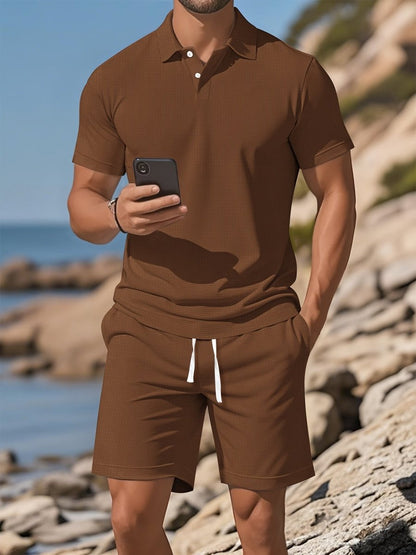 [BUY 1 GET 1 FREE] Prague Premium Shirt & Shorts Set - Kolazi