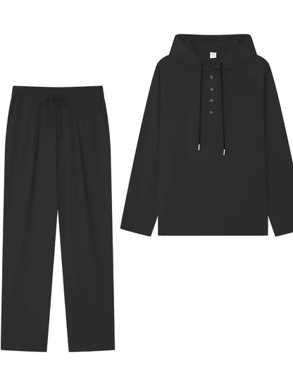 [COMPRA 1 Y LLEVATE 2] - Palermo Linen | Camisa con Capucha La Costa + Pantalón Casual